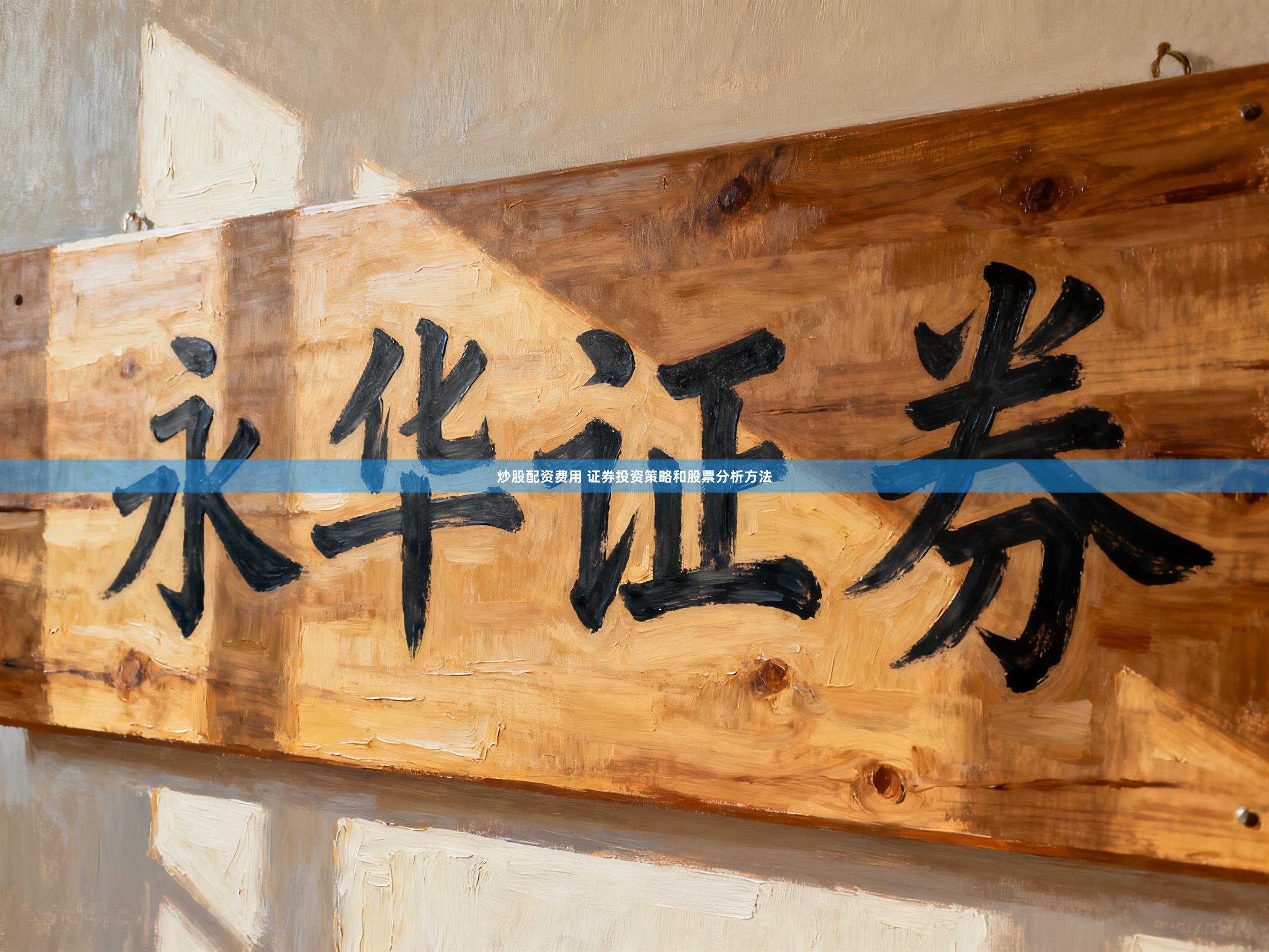 炒股配资费用 证券投资策略和股票分析方法